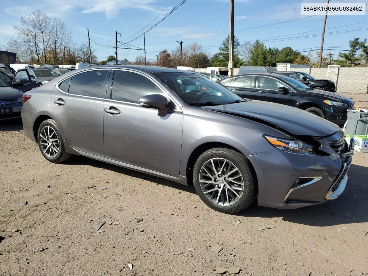 2016 Lexus Es 350 VIN: 58ABK1GG5GU032462 Lot: 78973604