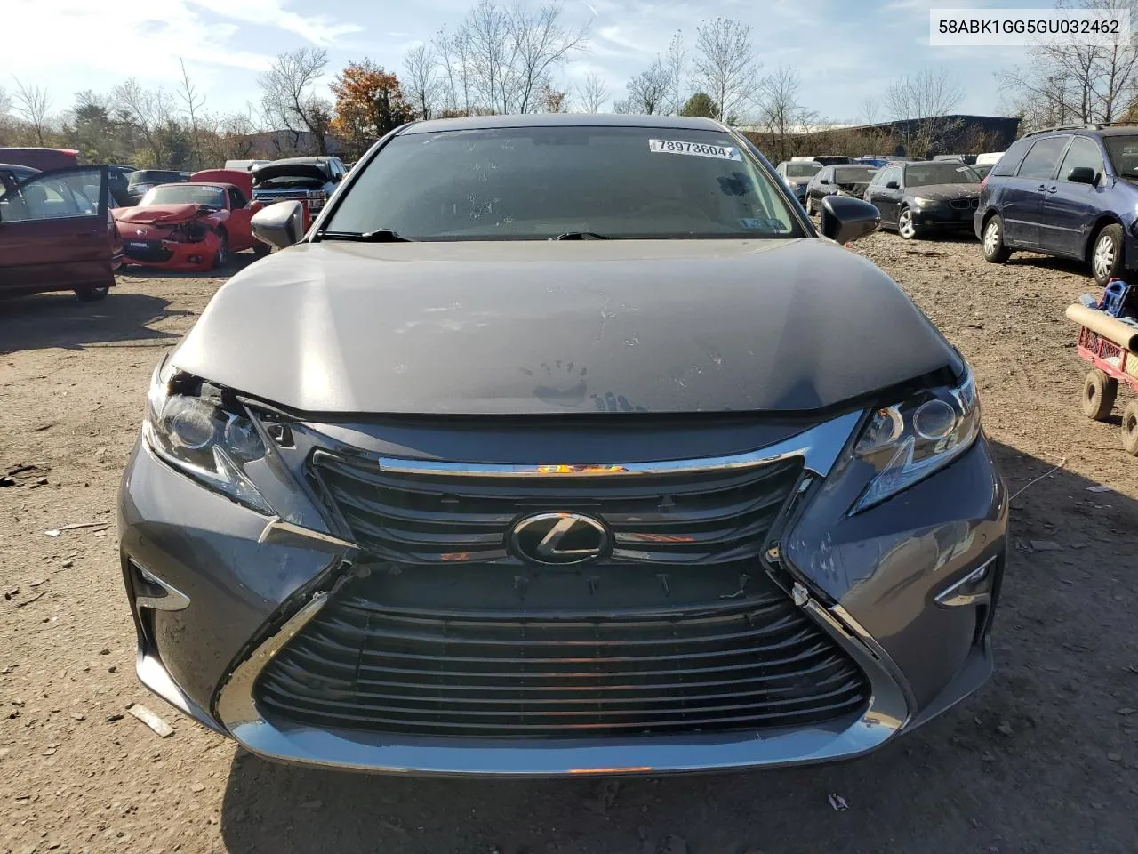 2016 Lexus Es 350 VIN: 58ABK1GG5GU032462 Lot: 78973604