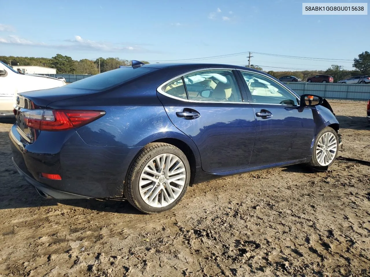 2016 Lexus Es 350 VIN: 58ABK1GG8GU015638 Lot: 79224804