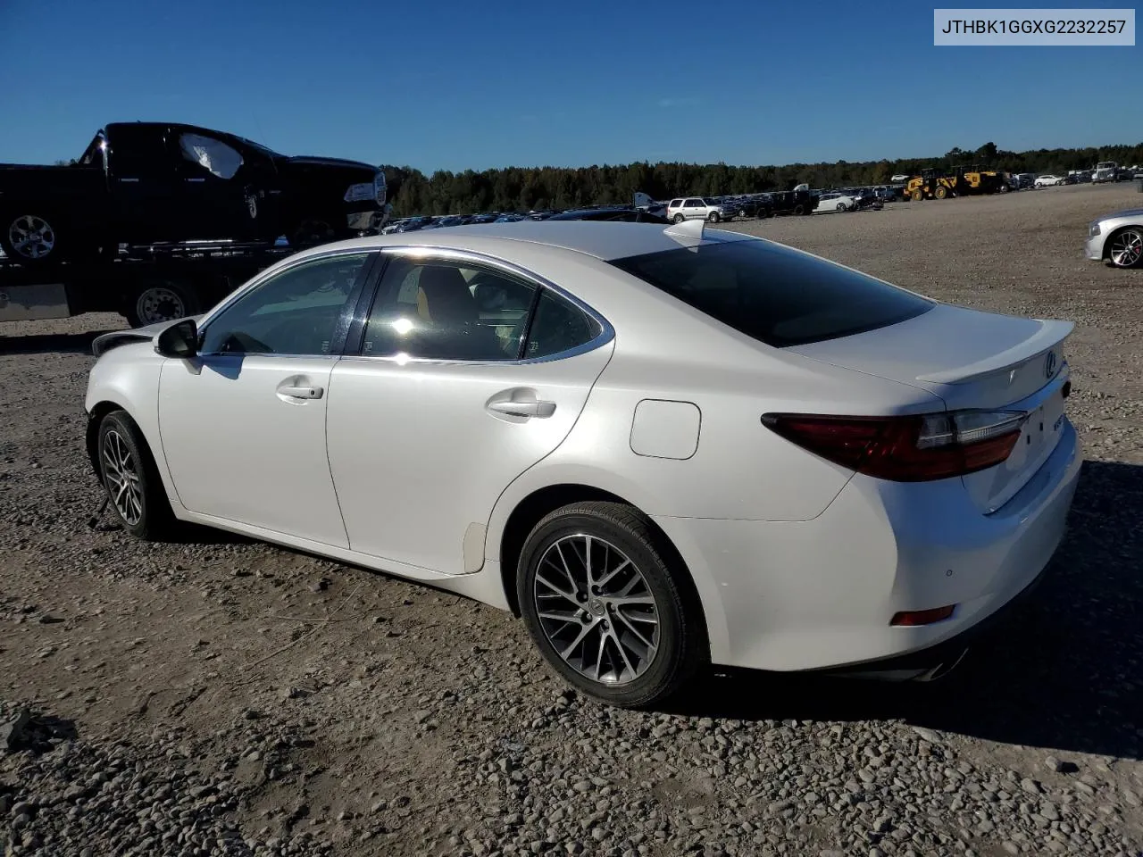 2016 Lexus Es 350 VIN: JTHBK1GGXG2232257 Lot: 80043004