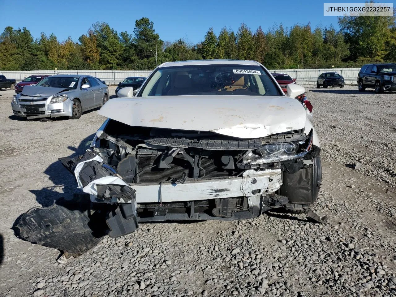 2016 Lexus Es 350 VIN: JTHBK1GGXG2232257 Lot: 80043004