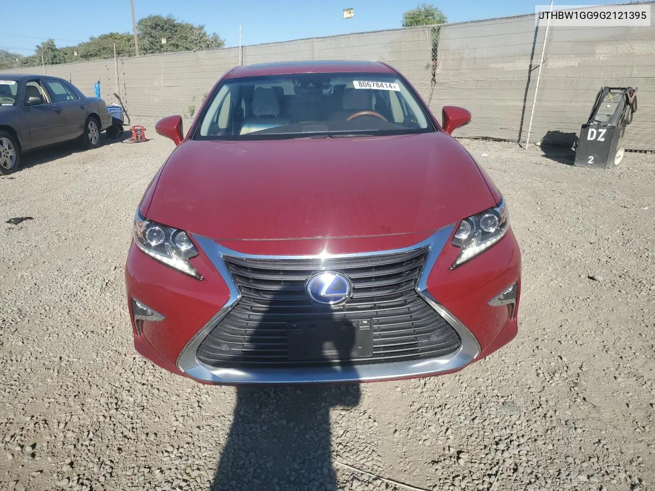 2016 Lexus Es 300H VIN: JTHBW1GG9G2121395 Lot: 80678414