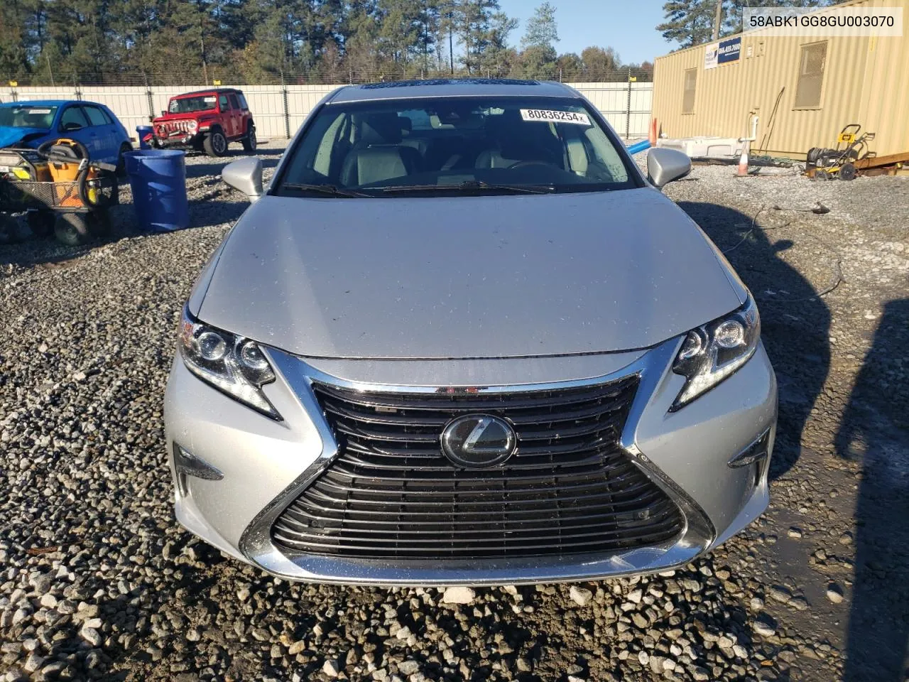 2016 Lexus Es 350 VIN: 58ABK1GG8GU003070 Lot: 80836254