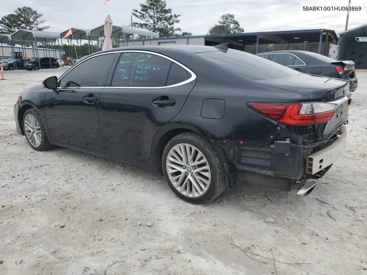 2017 Lexus Es 350 VIN: 58ABK1GG1HU063869 Lot: 40772064