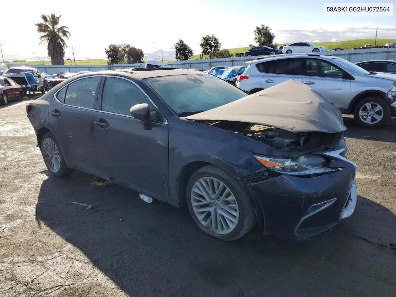 2017 Lexus Es 350 VIN: 58ABK1GG2HU072564 Lot: 46076814