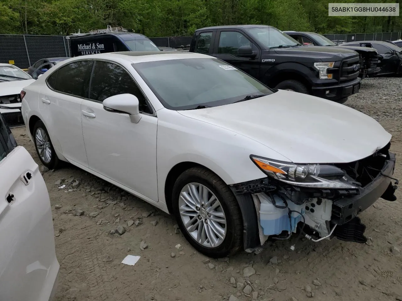 2017 Lexus Es 350 VIN: 58ABK1GG8HU044638 Lot: 52314064