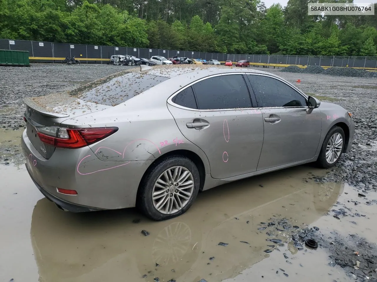 2017 Lexus Es 350 VIN: 58ABK1GG8HU076764 Lot: 54149864