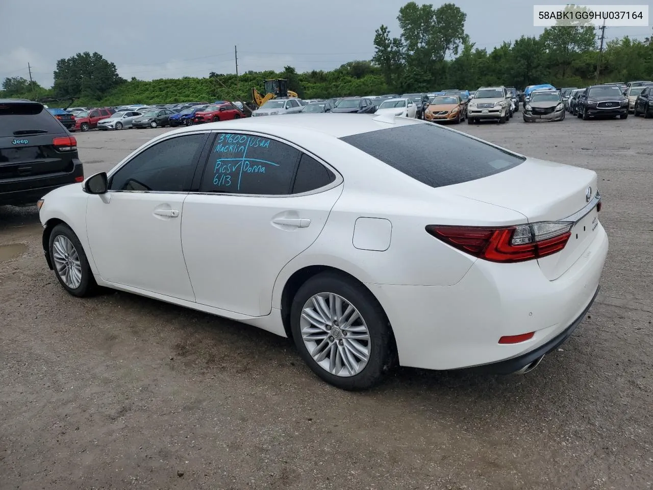 2017 Lexus Es 350 VIN: 58ABK1GG9HU037164 Lot: 61667294