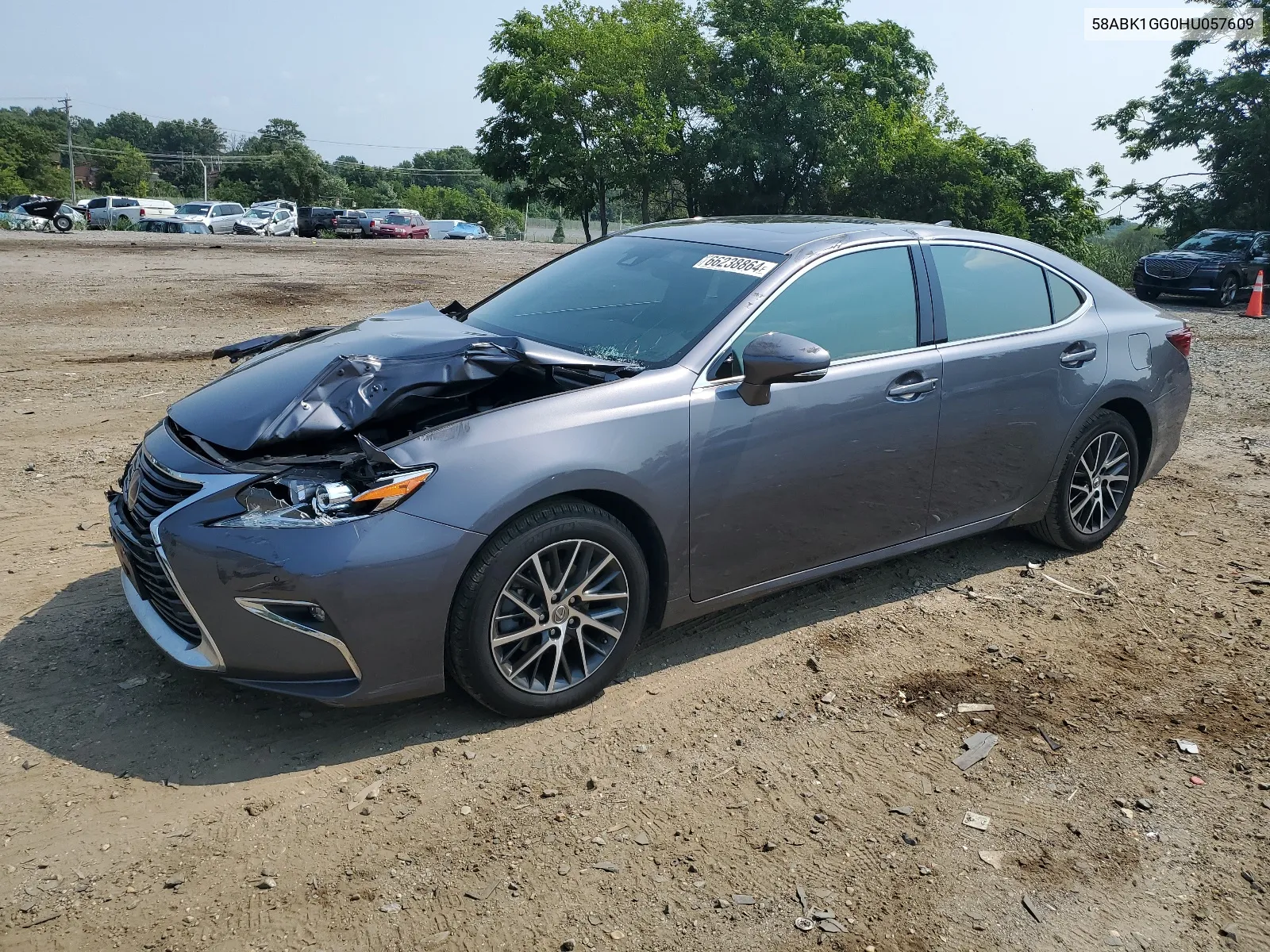 2017 Lexus Es 350 VIN: 58ABK1GG0HU057609 Lot: 66238864