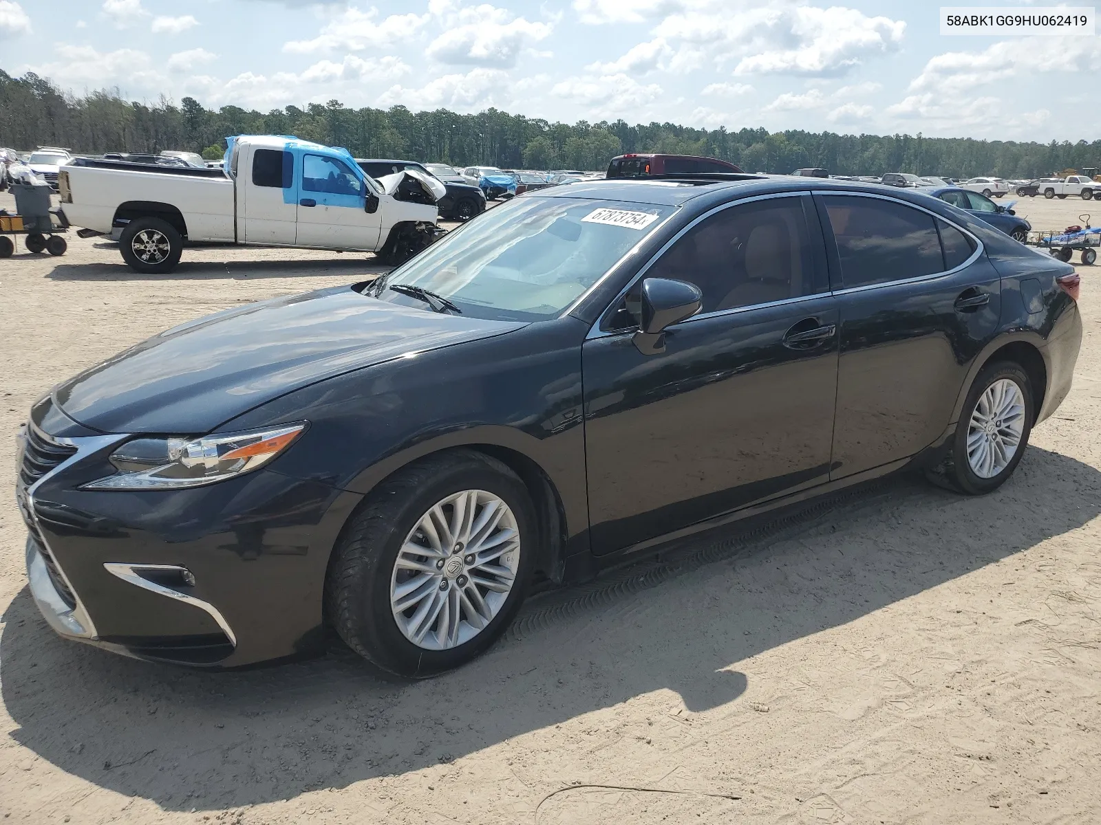 2017 Lexus Es 350 VIN: 58ABK1GG9HU062419 Lot: 67873754