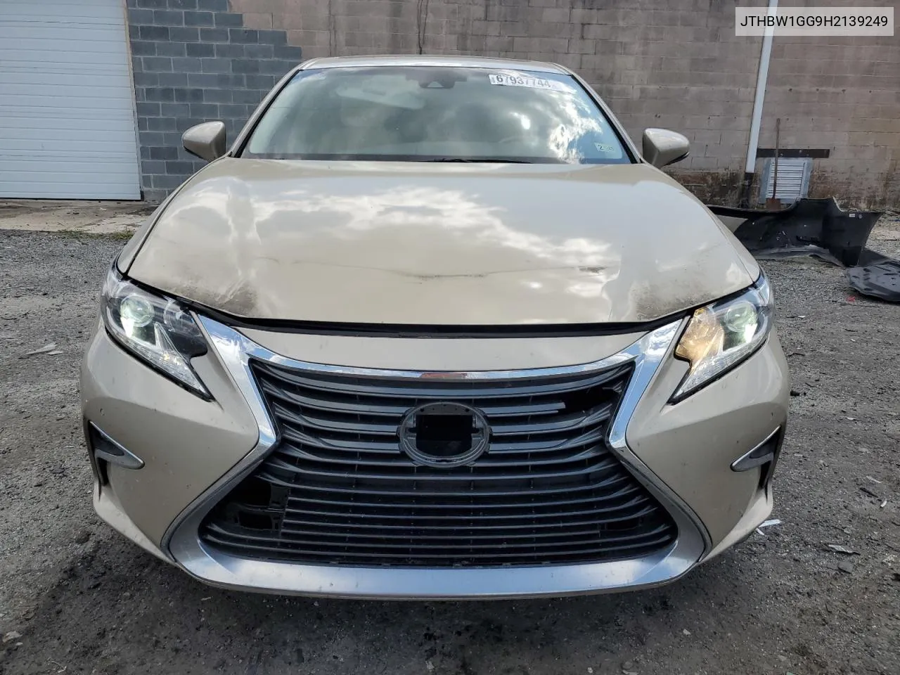 2017 Lexus Es 300H VIN: JTHBW1GG9H2139249 Lot: 67937744