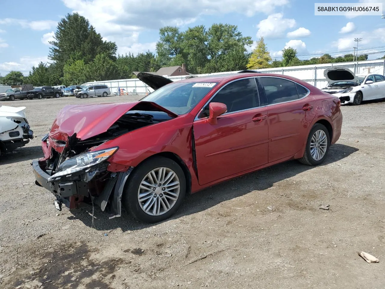 2017 Lexus Es 350 VIN: 58ABK1GG9HU066745 Lot: 68663884