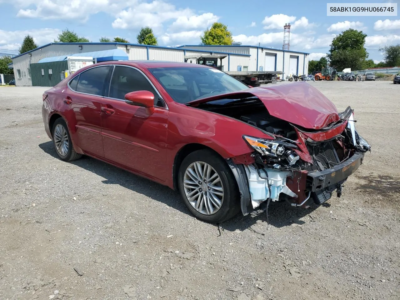 2017 Lexus Es 350 VIN: 58ABK1GG9HU066745 Lot: 68663884