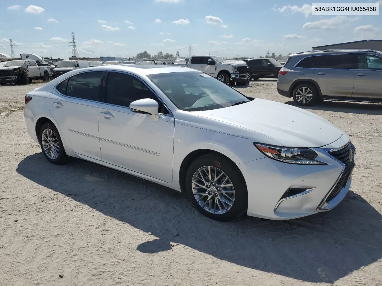 2017 Lexus Es 350 VIN: 58ABK1GG4HU065468 Lot: 71238074