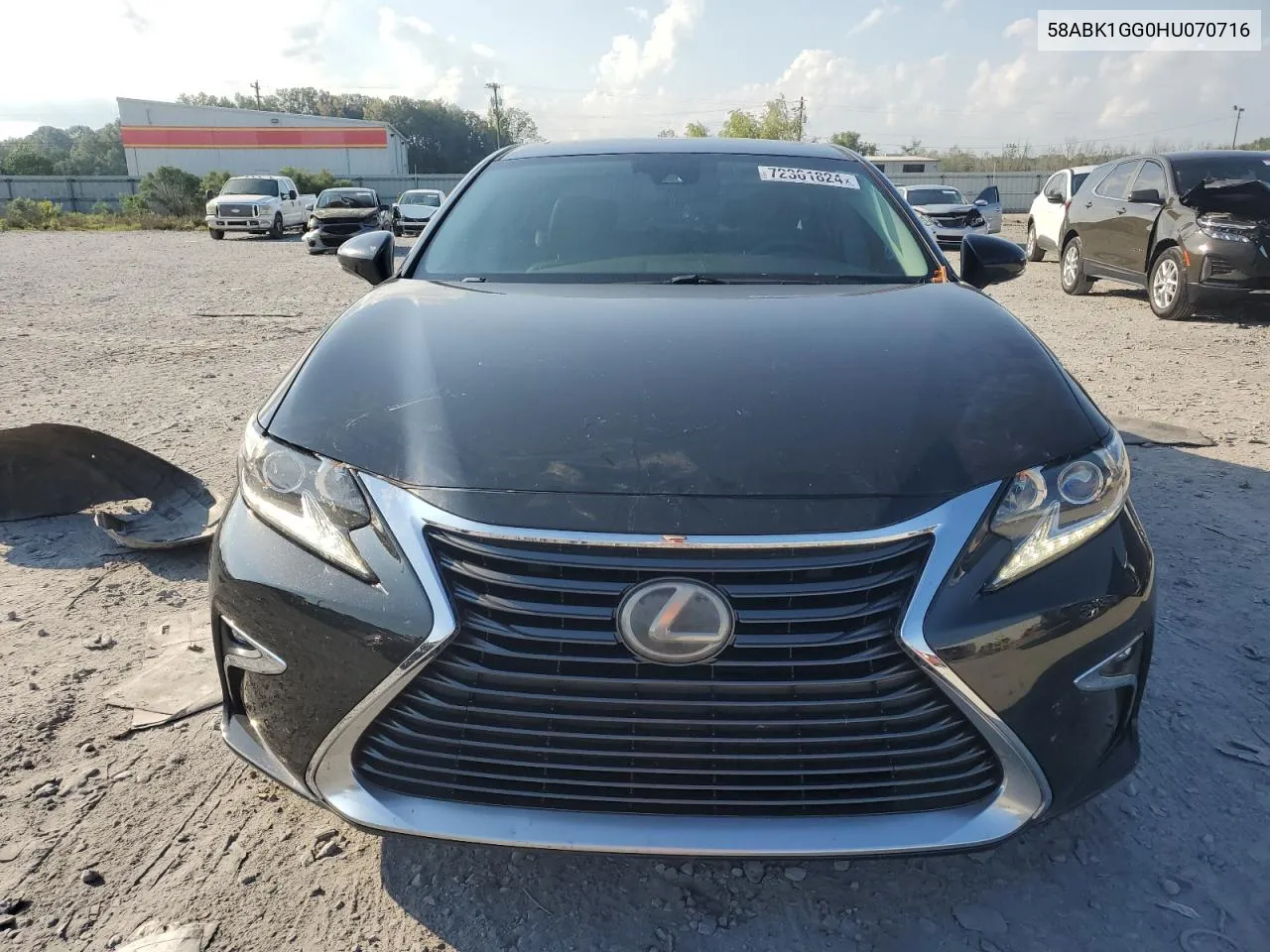 2017 Lexus Es 350 VIN: 58ABK1GG0HU070716 Lot: 72361824