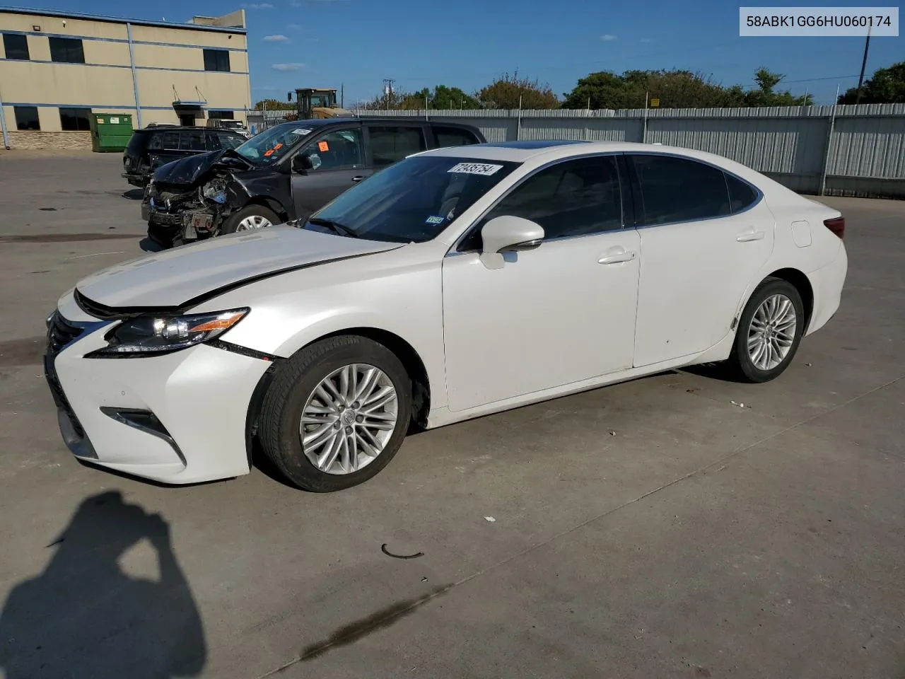 2017 Lexus Es 350 VIN: 58ABK1GG6HU060174 Lot: 72435754