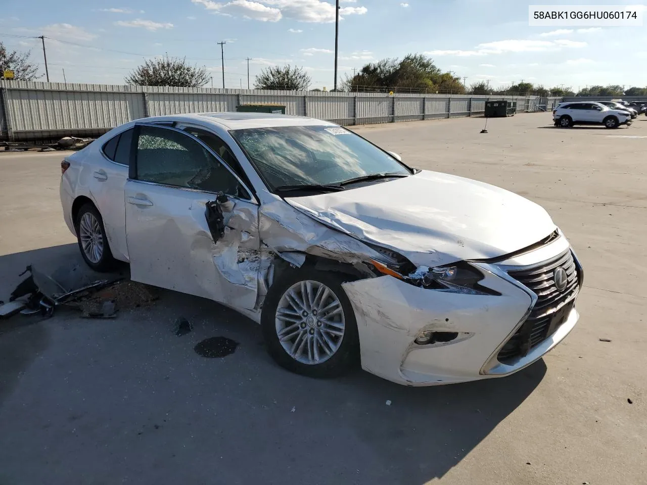 2017 Lexus Es 350 VIN: 58ABK1GG6HU060174 Lot: 72435754