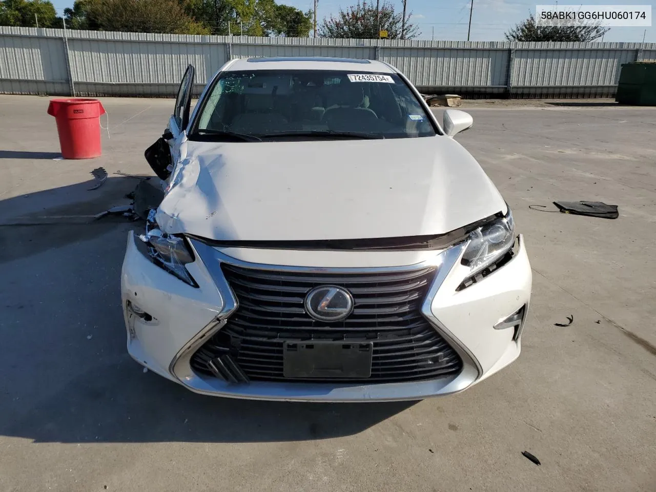 58ABK1GG6HU060174 2017 Lexus Es 350