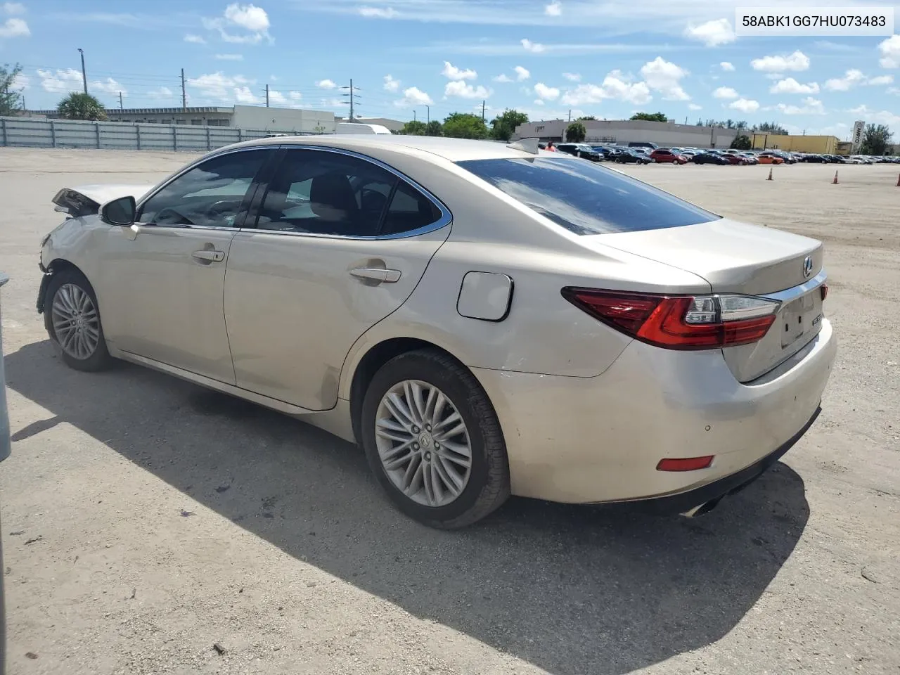 2017 Lexus Es 350 VIN: 58ABK1GG7HU073483 Lot: 72952314