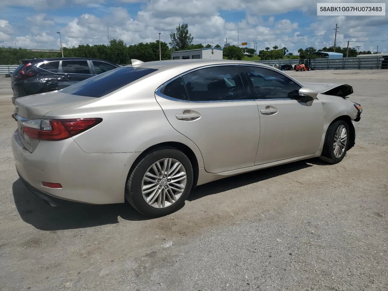 2017 Lexus Es 350 VIN: 58ABK1GG7HU073483 Lot: 72952314