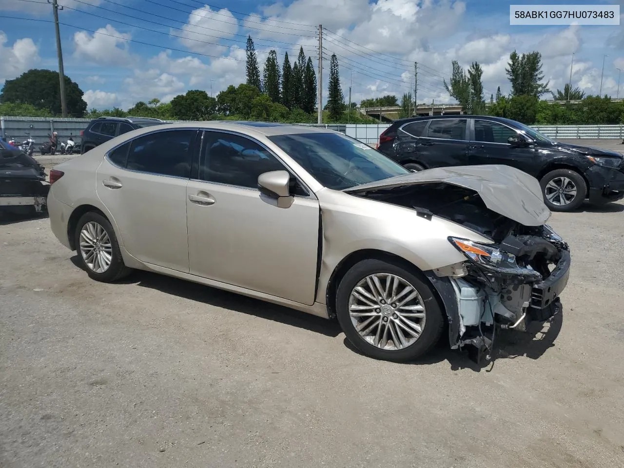 2017 Lexus Es 350 VIN: 58ABK1GG7HU073483 Lot: 72952314