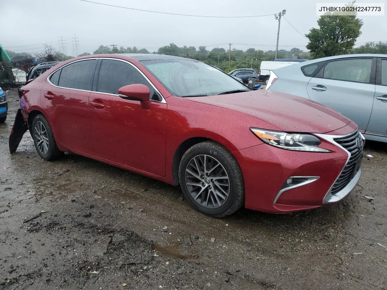 2017 Lexus Es 350 VIN: JTHBK1GG2H2247773 Lot: 73029704