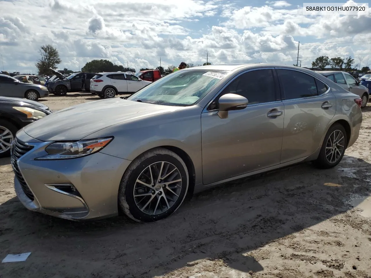 2017 Lexus Es 350 VIN: 58ABK1GG1HU077920 Lot: 73736124