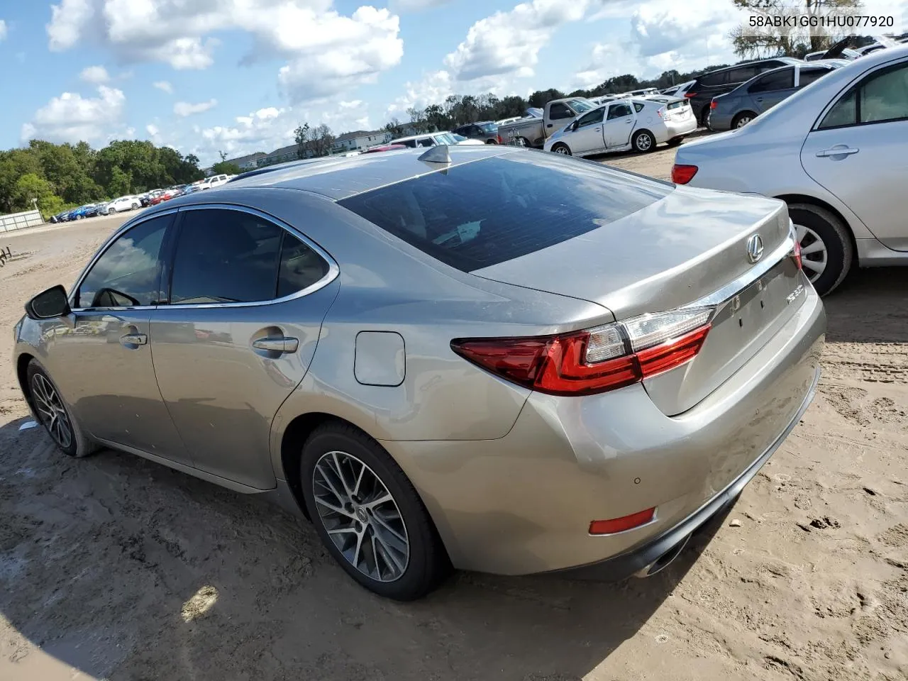 2017 Lexus Es 350 VIN: 58ABK1GG1HU077920 Lot: 73736124