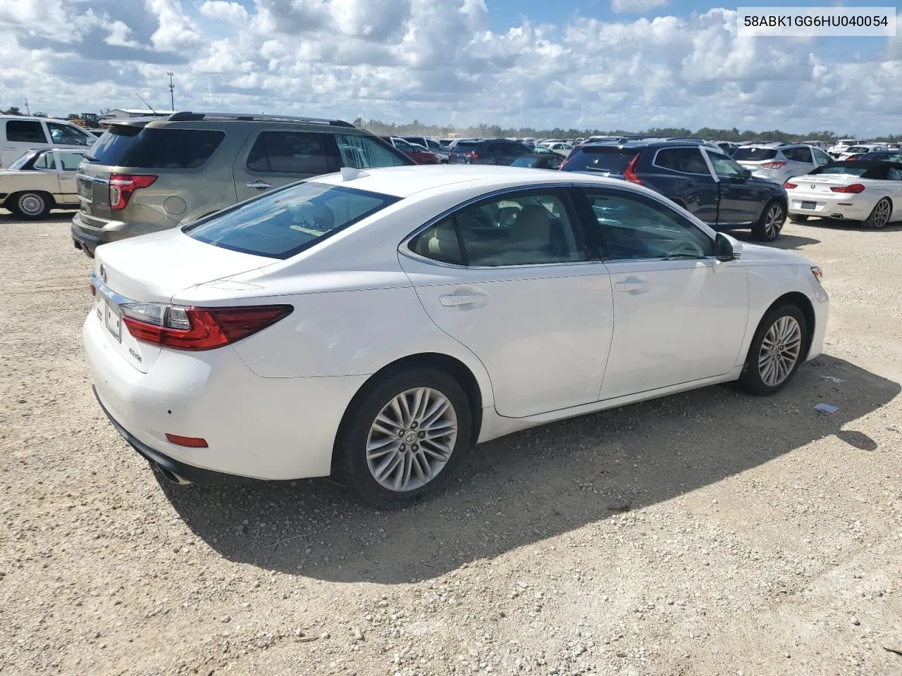 2017 Lexus Es 350 VIN: 58ABK1GG6HU040054 Lot: 73883434