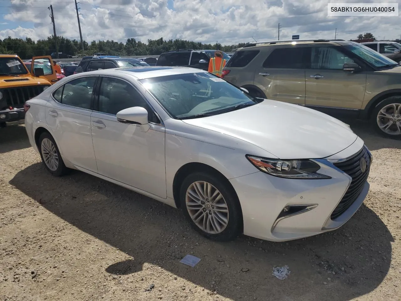 2017 Lexus Es 350 VIN: 58ABK1GG6HU040054 Lot: 73883434