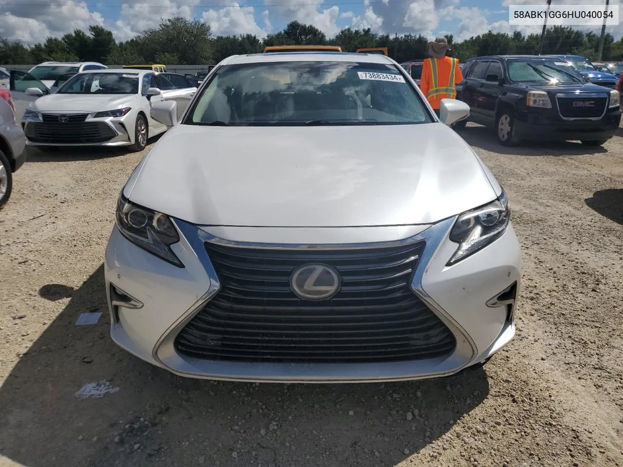 2017 Lexus Es 350 VIN: 58ABK1GG6HU040054 Lot: 73883434