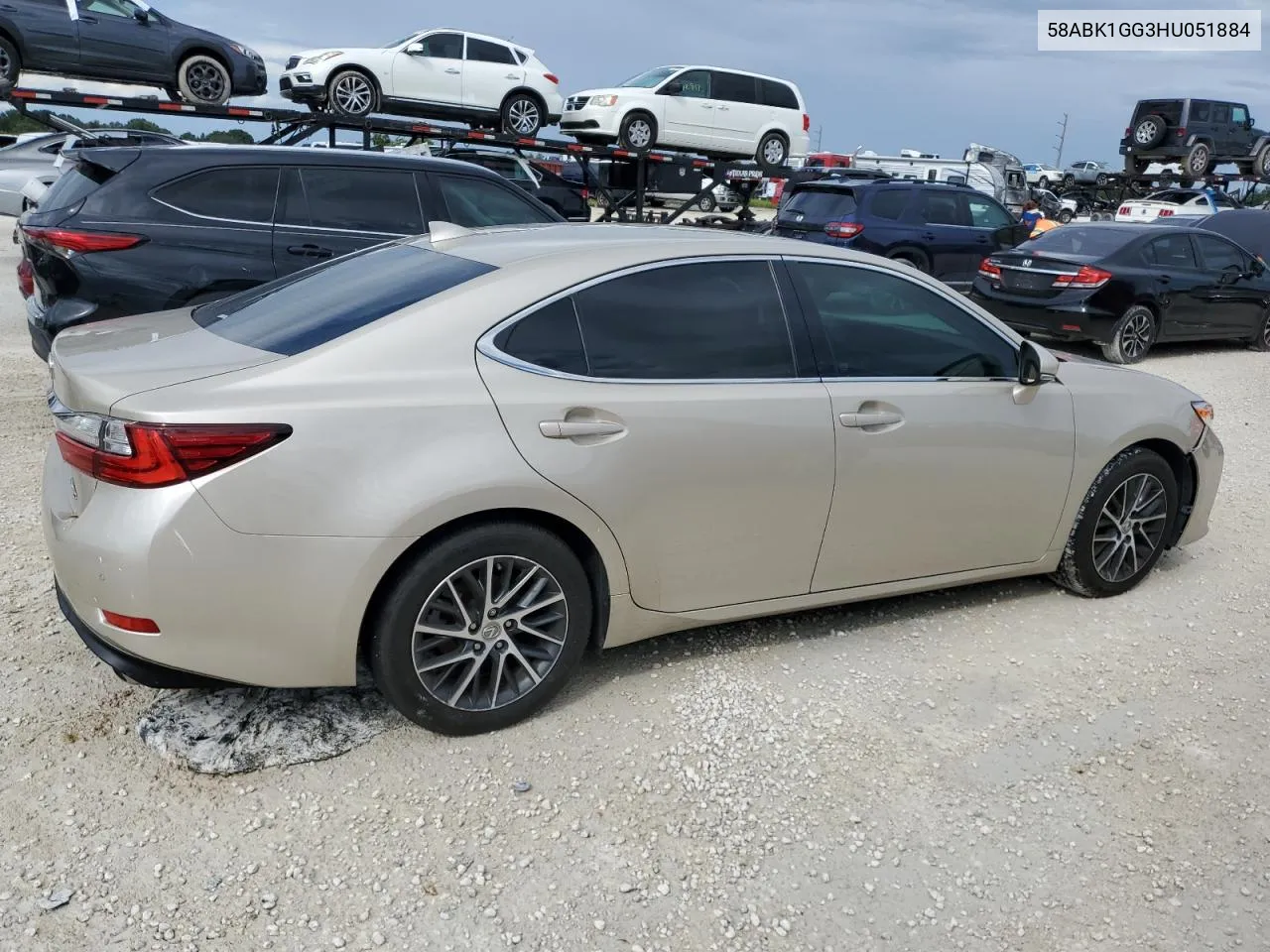 2017 Lexus Es 350 VIN: 58ABK1GG3HU051884 Lot: 73941234