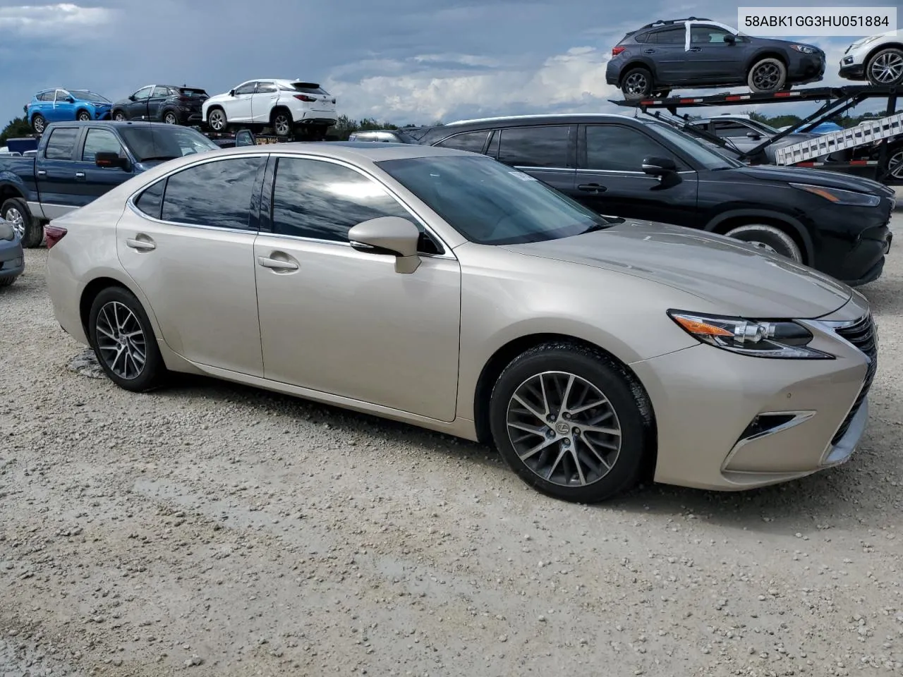 2017 Lexus Es 350 VIN: 58ABK1GG3HU051884 Lot: 73941234