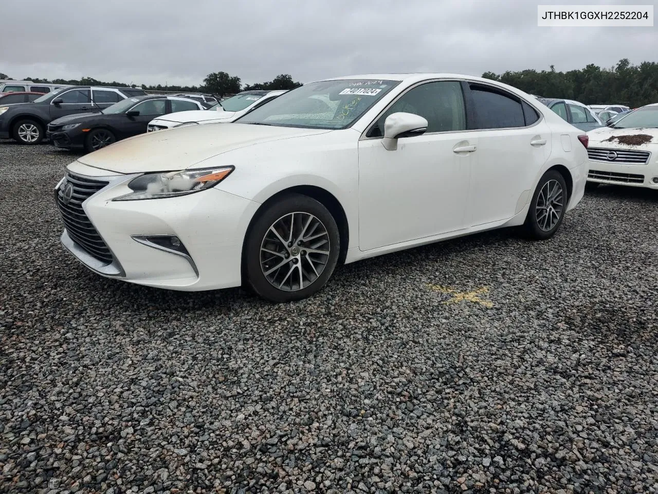 2017 Lexus Es 350 VIN: JTHBK1GGXH2252204 Lot: 74017024