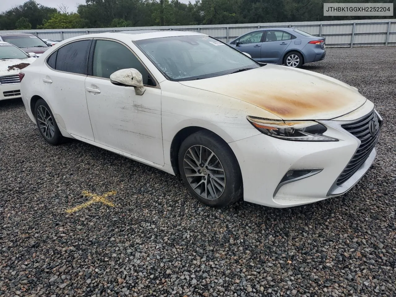 2017 Lexus Es 350 VIN: JTHBK1GGXH2252204 Lot: 74017024