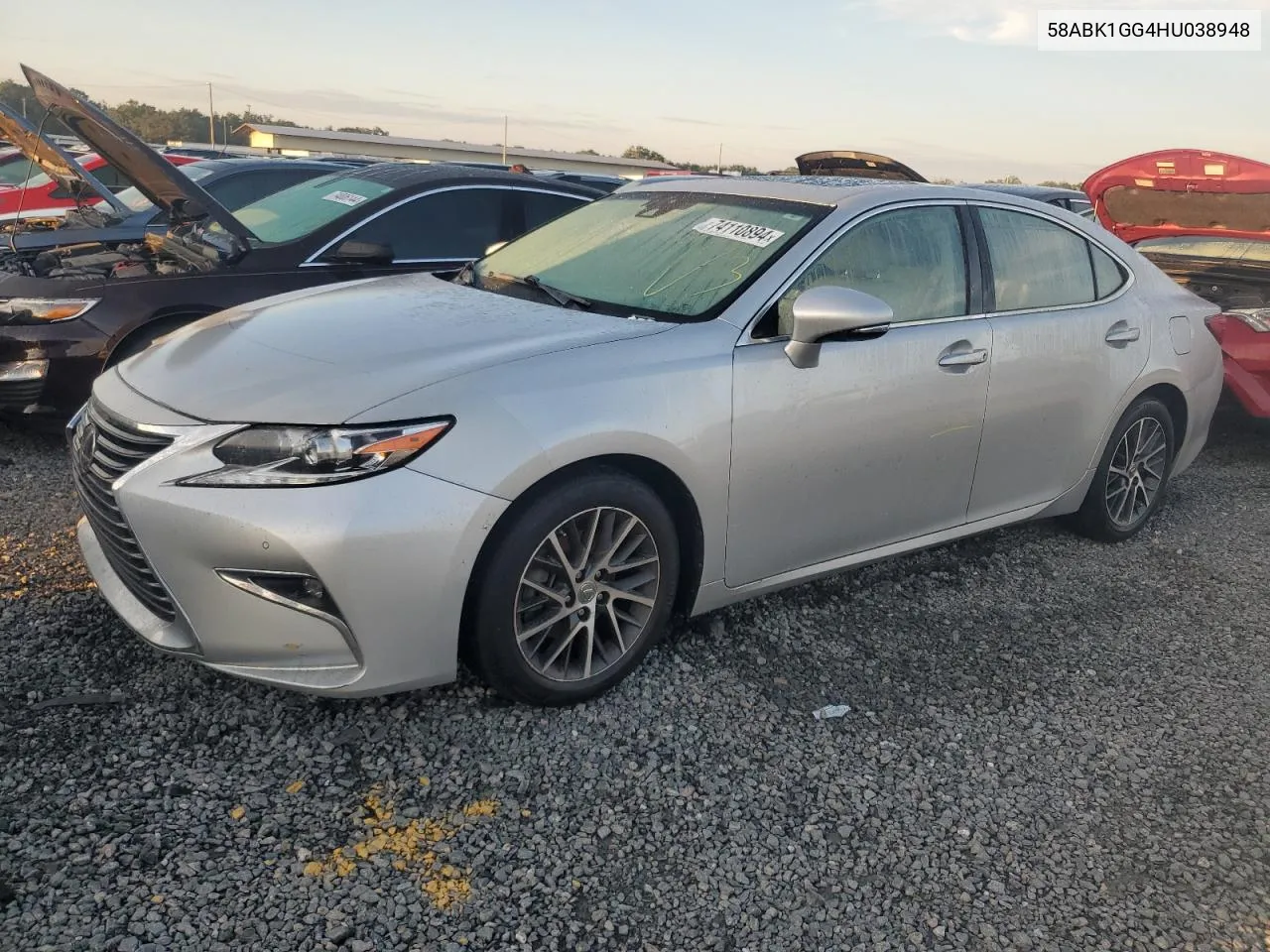 2017 Lexus Es 350 VIN: 58ABK1GG4HU038948 Lot: 74110894