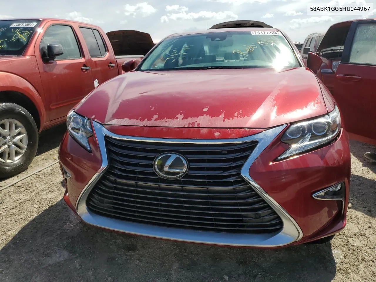 2017 Lexus Es 350 VIN: 58ABK1GG5HU044967 Lot: 74177204