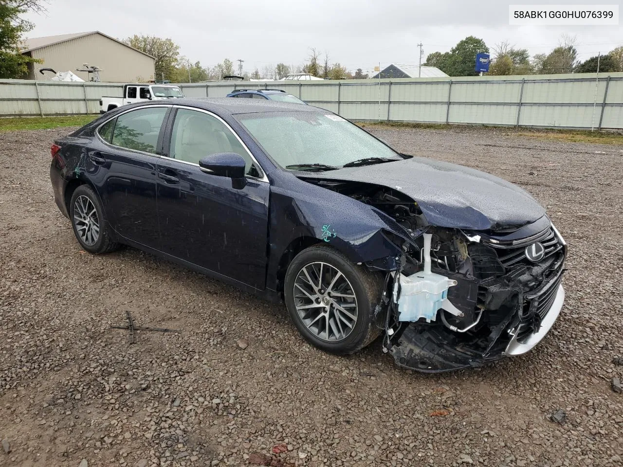 2017 Lexus Es 350 VIN: 58ABK1GG0HU076399 Lot: 74362564