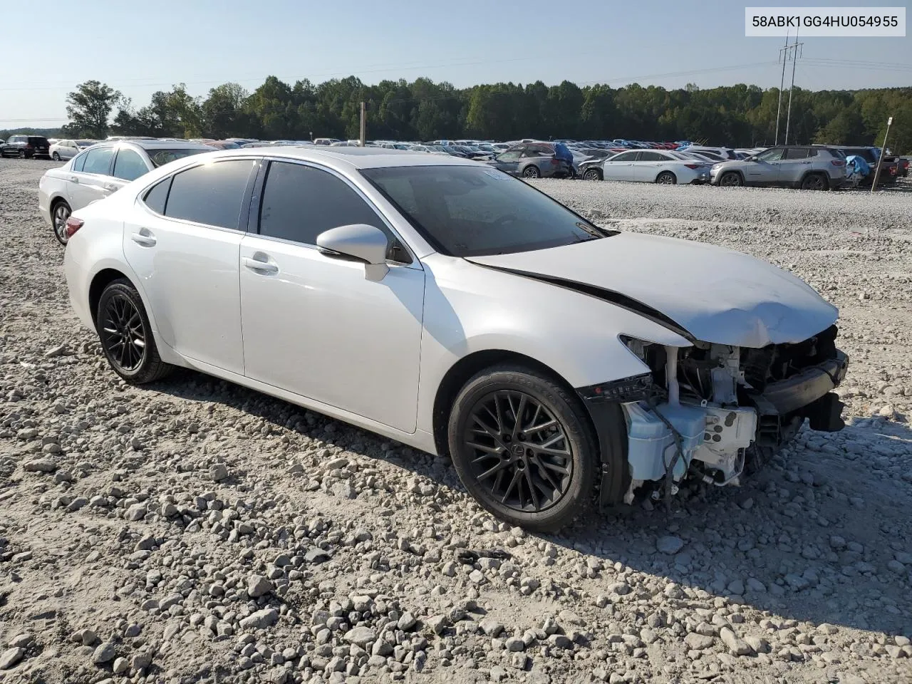 2017 Lexus Es 350 VIN: 58ABK1GG4HU054955 Lot: 75477194