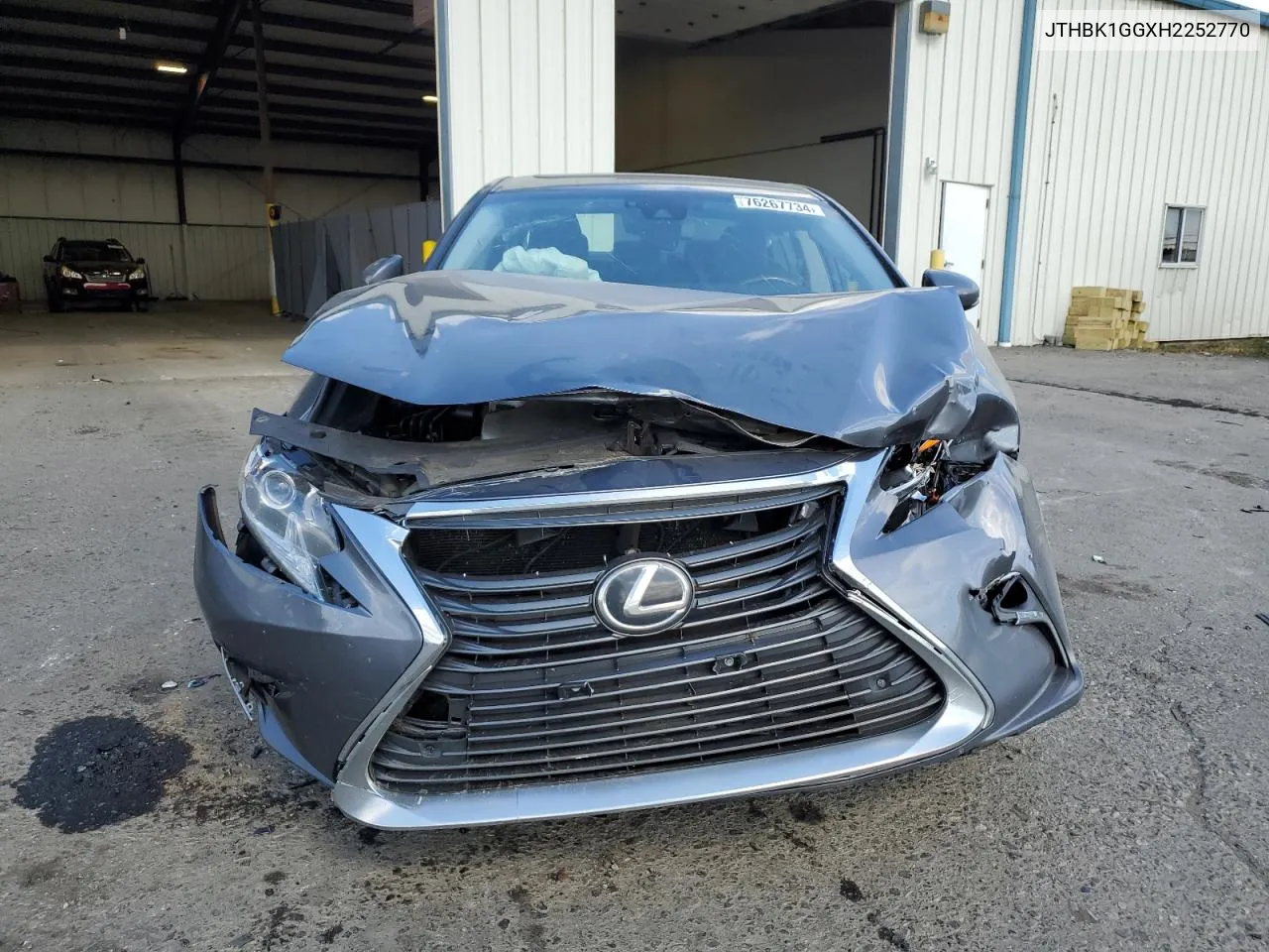 2017 Lexus Es 350 VIN: JTHBK1GGXH2252770 Lot: 76267734