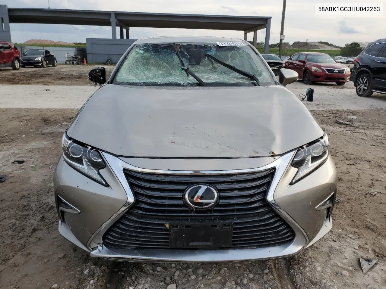 2017 Lexus Es 350 VIN: 58ABK1GG3HU042263 Lot: 77524674