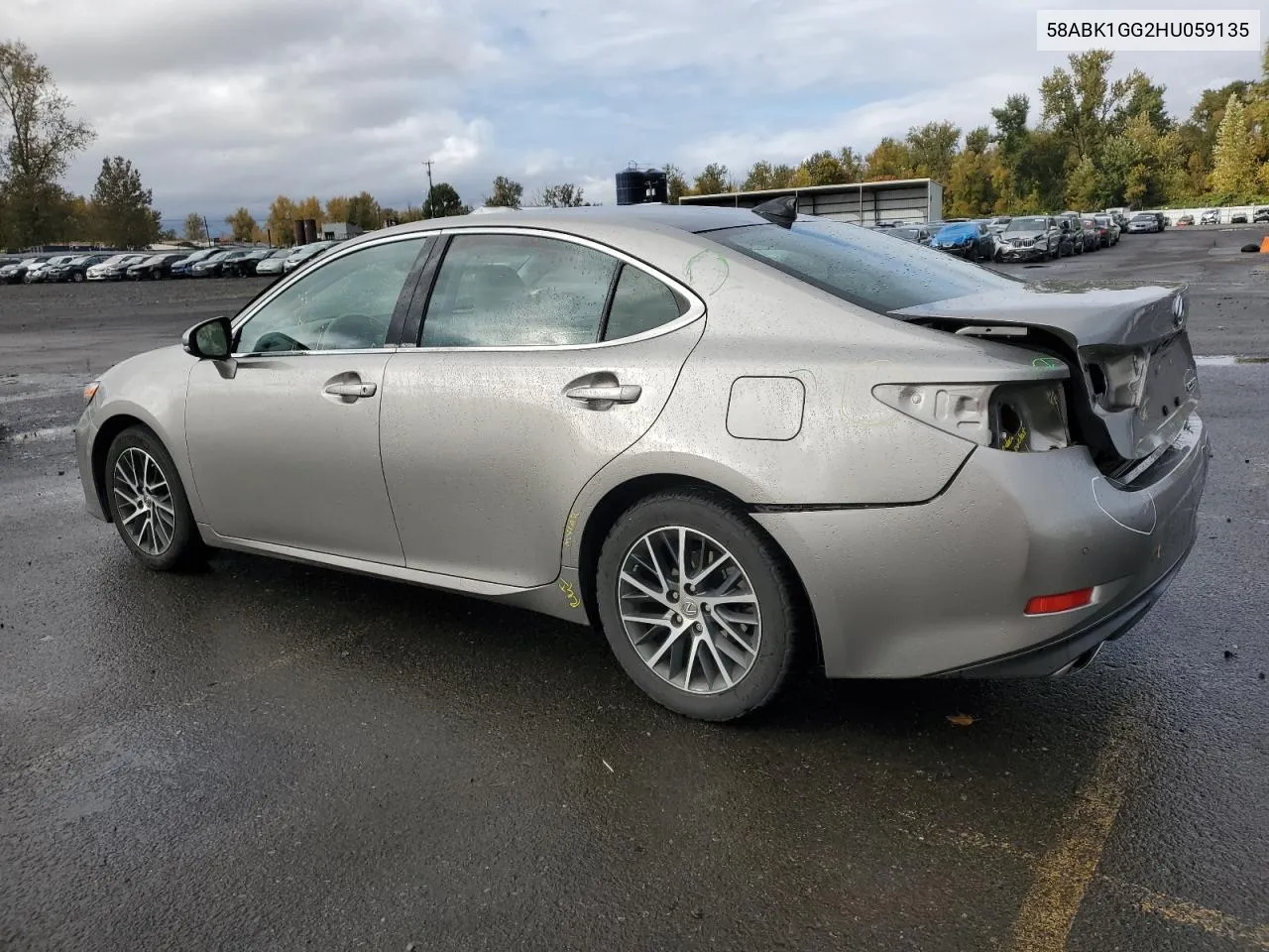 2017 Lexus Es 350 VIN: 58ABK1GG2HU059135 Lot: 78643194