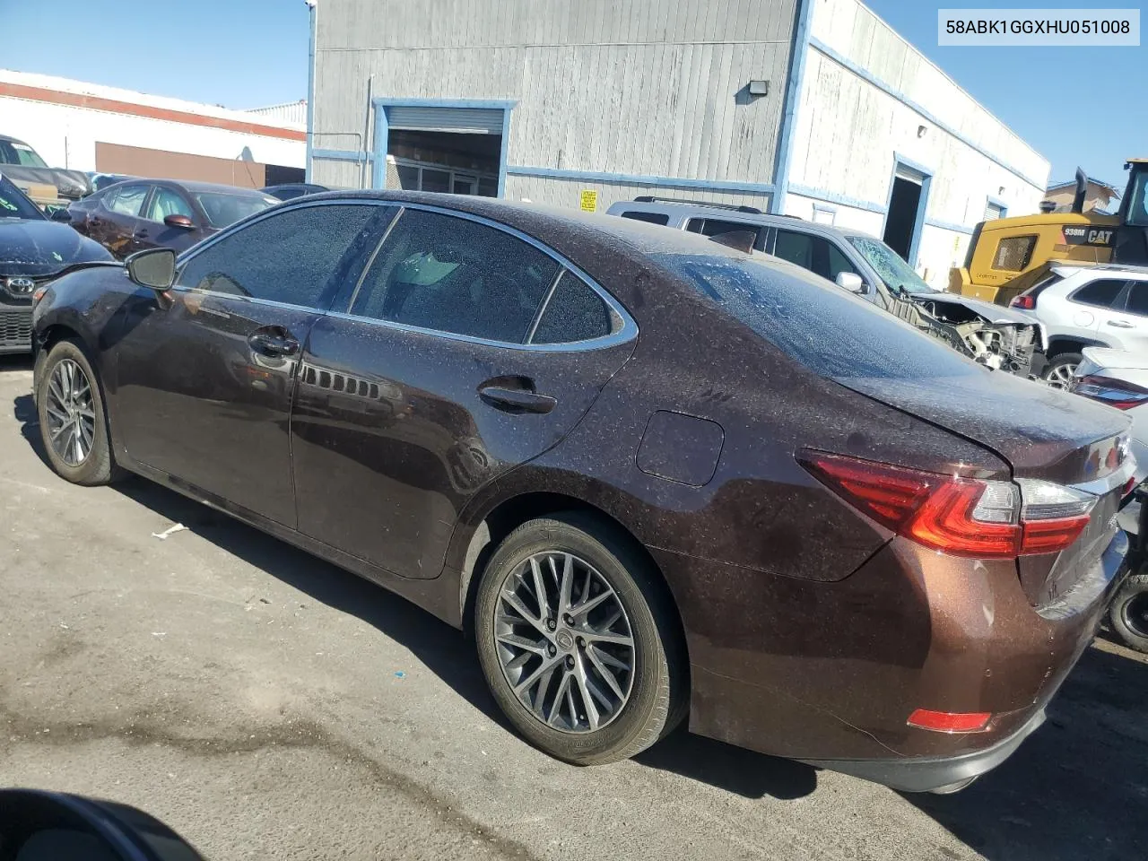 2017 Lexus Es 350 VIN: 58ABK1GGXHU051008 Lot: 80341304