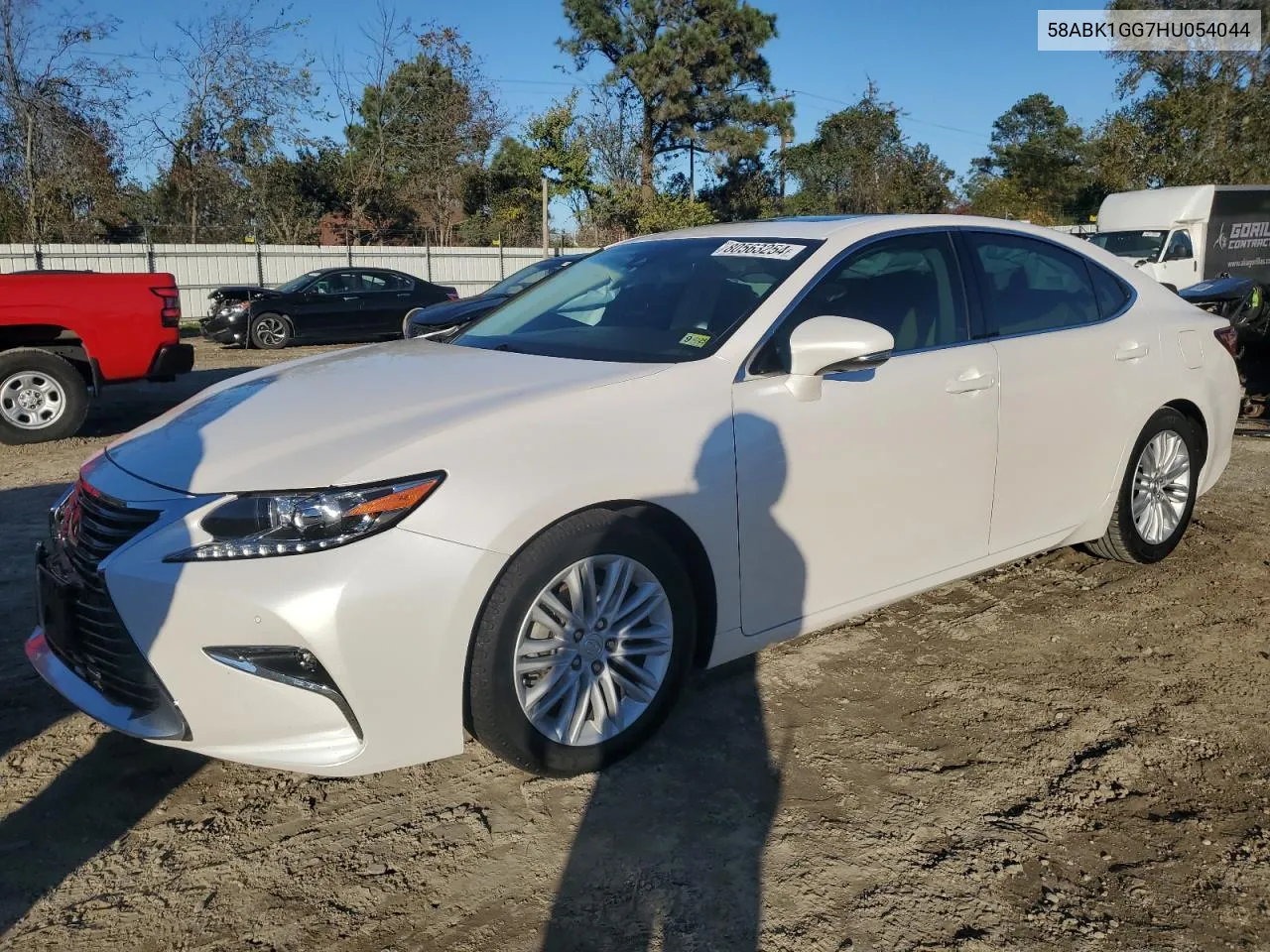 2017 Lexus Es 350 VIN: 58ABK1GG7HU054044 Lot: 80563254