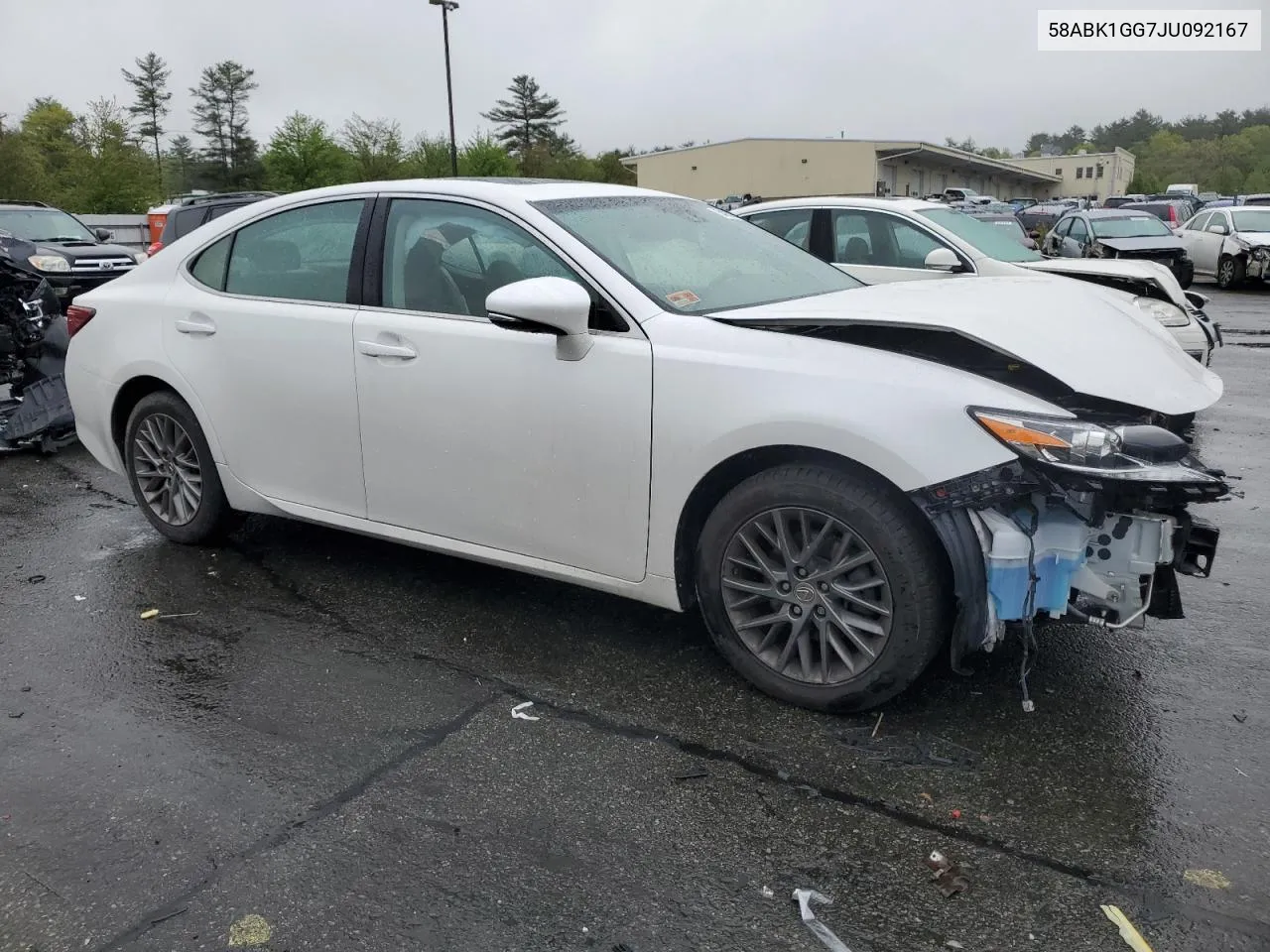 2018 Lexus Es 350 VIN: 58ABK1GG7JU092167 Lot: 54057684