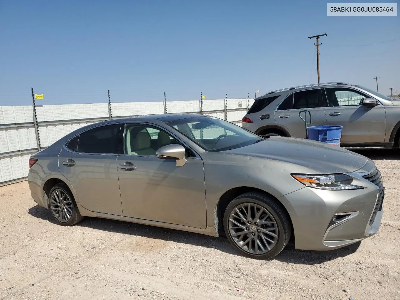 2018 Lexus Es 350 VIN: 58ABK1GG0JU085464 Lot: 58243584