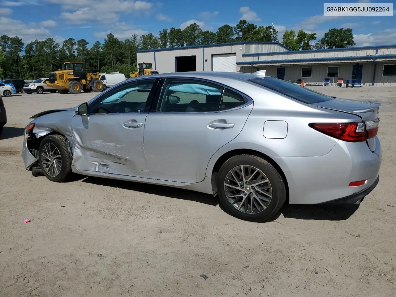 2018 Lexus Es 350 VIN: 58ABK1GG5JU092264 Lot: 59645544