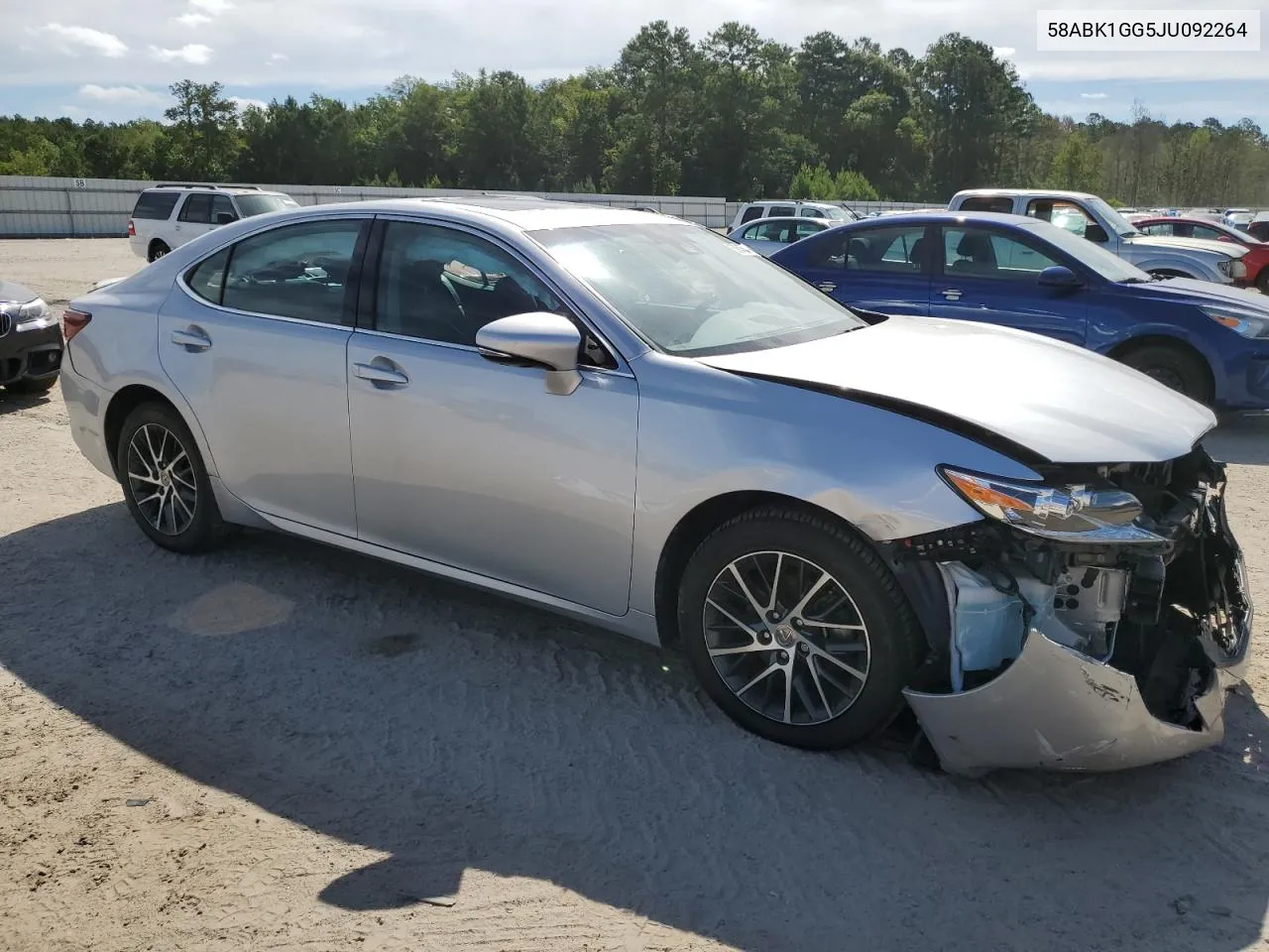 2018 Lexus Es 350 VIN: 58ABK1GG5JU092264 Lot: 59645544