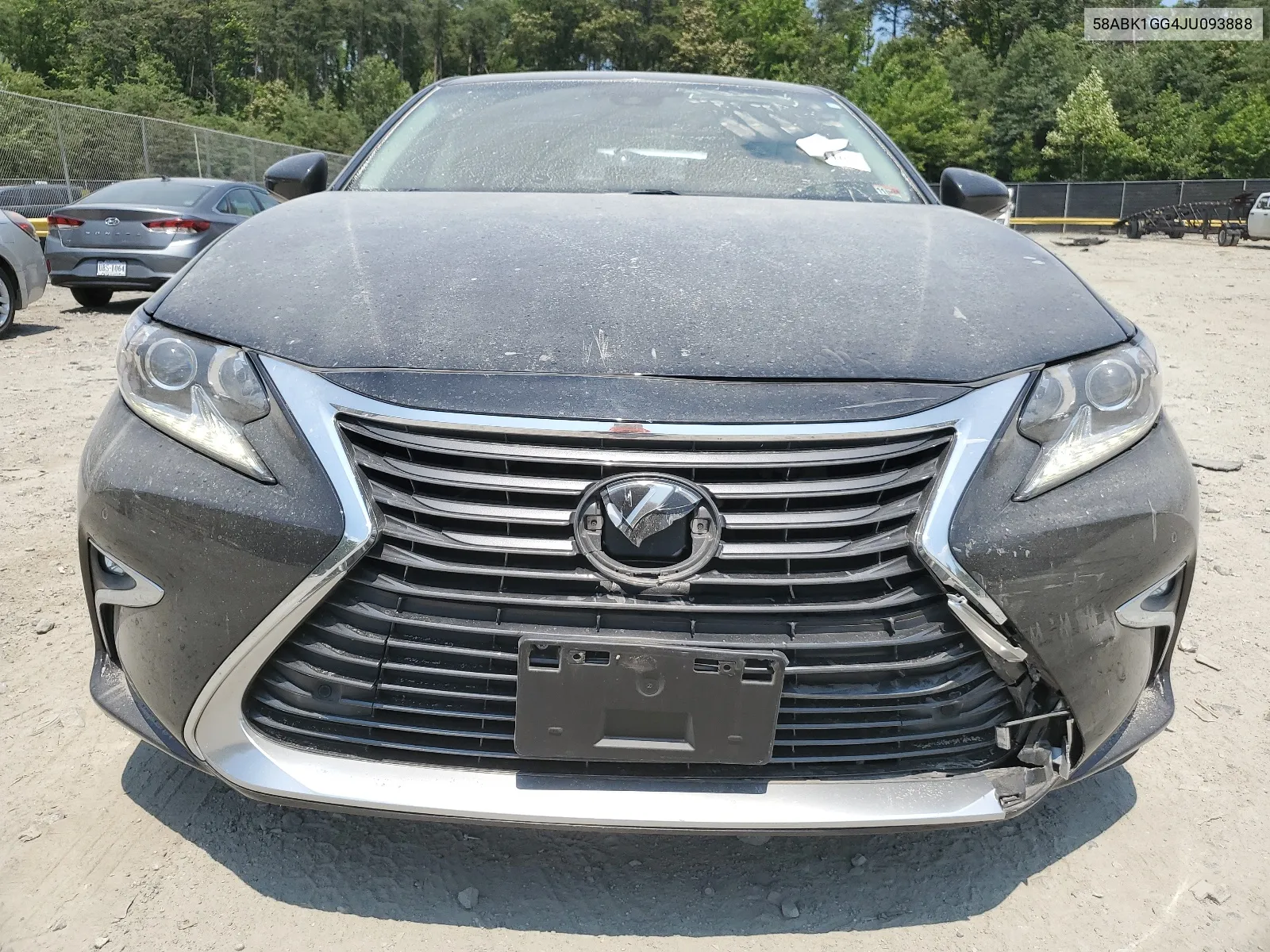 2018 Lexus Es 350 VIN: 58ABK1GG4JU093888 Lot: 63350614