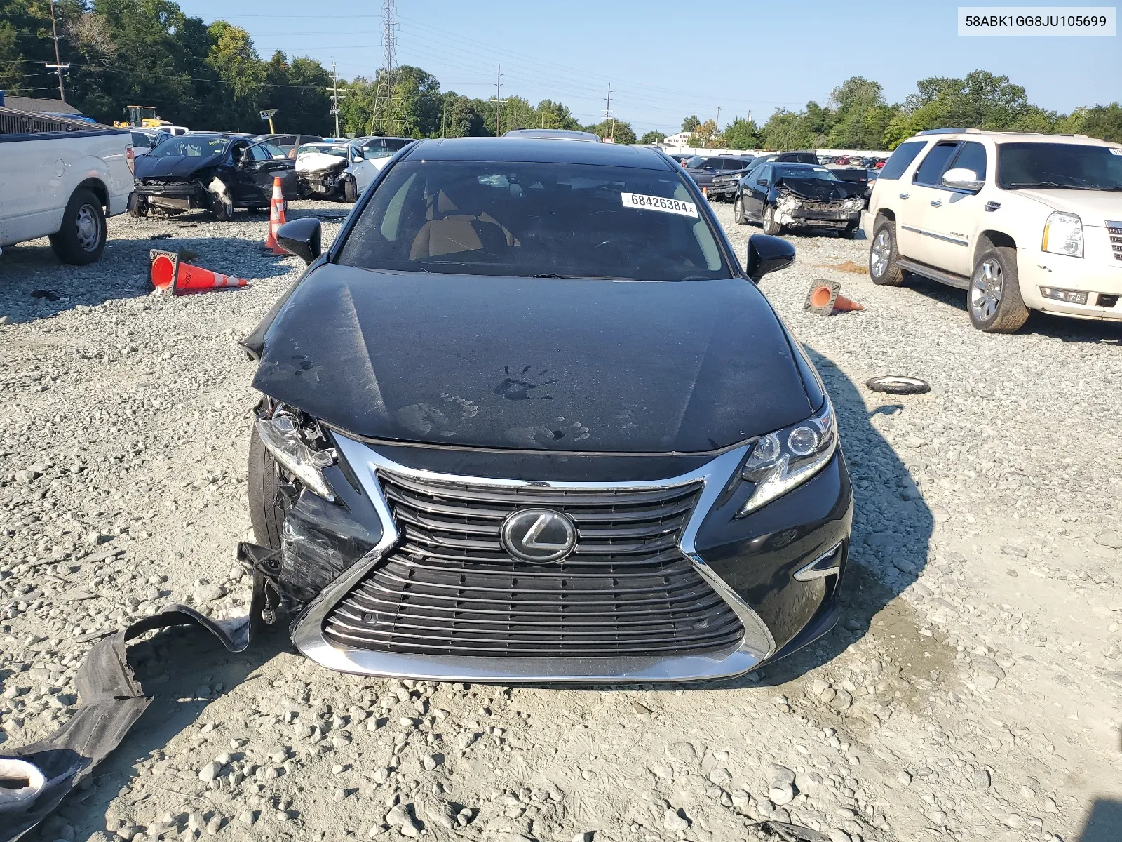 2018 Lexus Es 350 VIN: 58ABK1GG8JU105699 Lot: 68426384